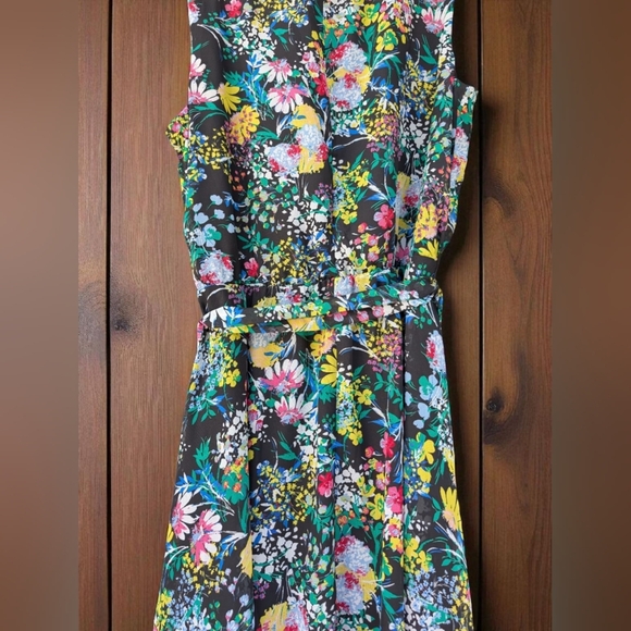 J.B.S. Floral Asymmetrical Midi Dress Size 14 (New) - Picture 6 of 11